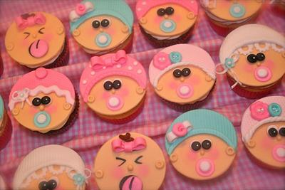 Baby Girl Cupcakes - Cake by Stacy Lint