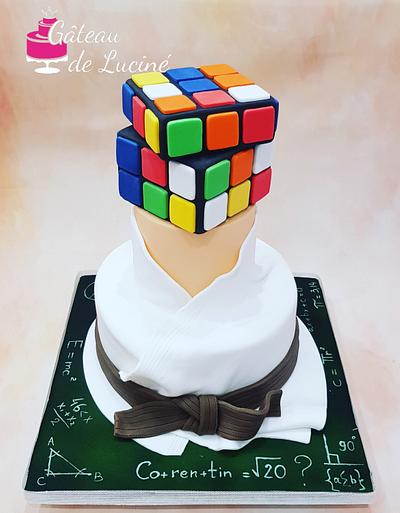 Rubik's cube for mathematician  - Cake by Gâteau de Luciné