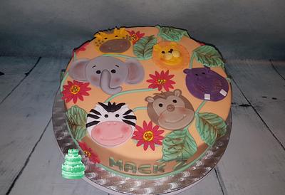 Jungle cake. - Cake by Pluympjescake
