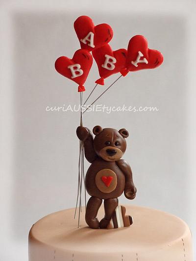 Balloon bear figurine - Cake by CuriAUSSIEty  Cakes