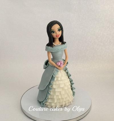 Sugar paste doll - Cake by Couture cakes by Olga