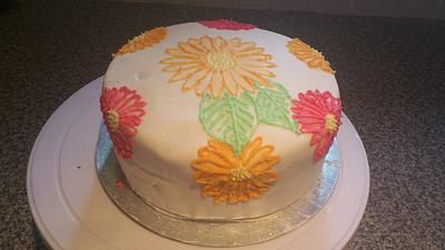 brushed buttercream - Cake by cakealicious cake 