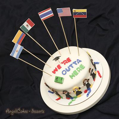 Graduation Cake  - Cake by Angelica Galindo