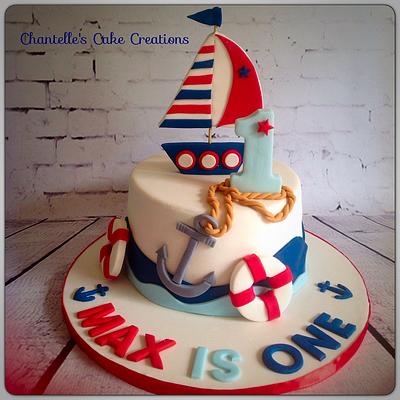 Nautical - Cake by Chantelle's Cake Creations