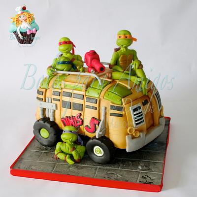 Ninja Turtles - Cake by Tânia Maroco