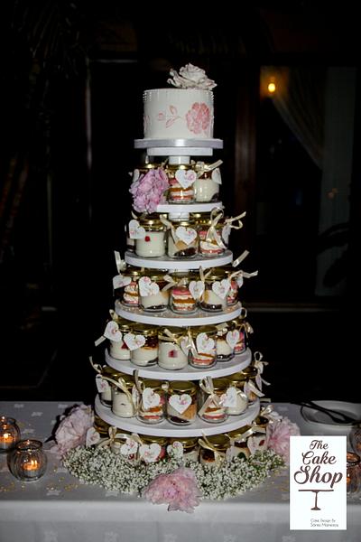 Wedding Cake Jars - Cake by TheCakeShop - Cake design by Sonia Marreiros