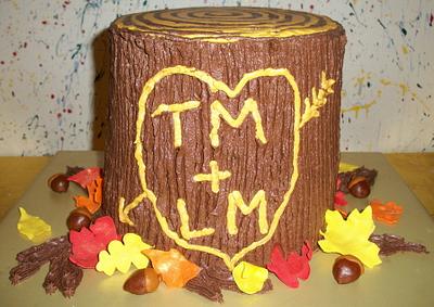 Tree Stump - Cake by Tracy's Custom Cakery LLC