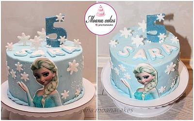 Frozen cake ❄ - Cake by Moanacakes