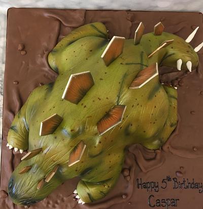 Stegosaurus Cake - Cake by The Cake Lady 