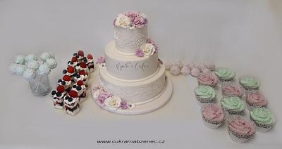 Wedding sweet bar - Cake by Renata 