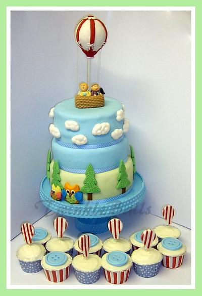 1st Birthday Cake for my son  - Cake by Jennifer Woracker