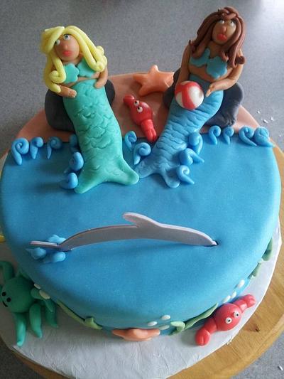 Mermaids - Cake by Carrie