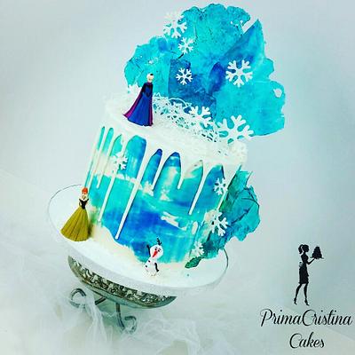 Frozen Drip Cake - Cake by PrimaCristina