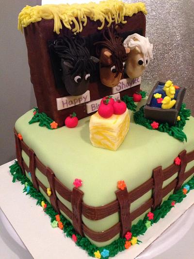Horse Birthday Cake - Cake by Raindrops
