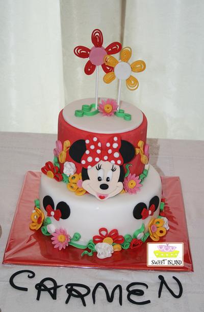 Minnie Mouse Quilling - Cake by Simona (Sweet Island)