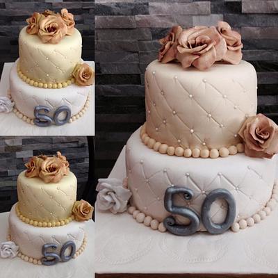 torta de aniversario - Cake by Karlaartedulce