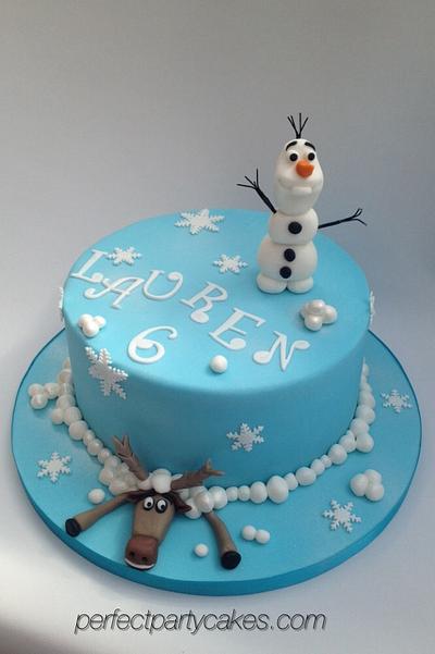 Frozen cake - Cake by Perfect Party Cakes (Sharon Ward)