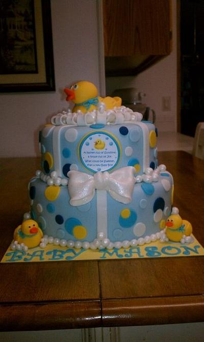 Rubber Duckie Baby Shower Cake - Cake by Peggy