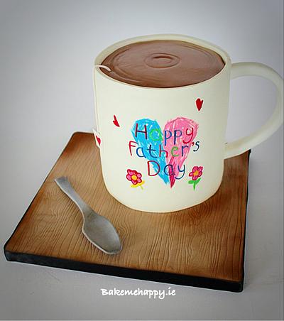 Happy Father's Day mug cake - Cake by Elaine Boyle....bakemehappy.ie