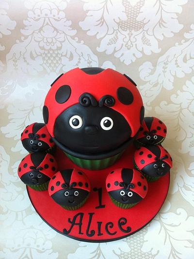 A lady bird giant! - Cake by Liah curtis
