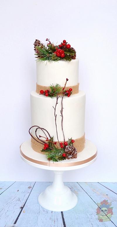 Winter wedding cake - Cake by Karen Keaney