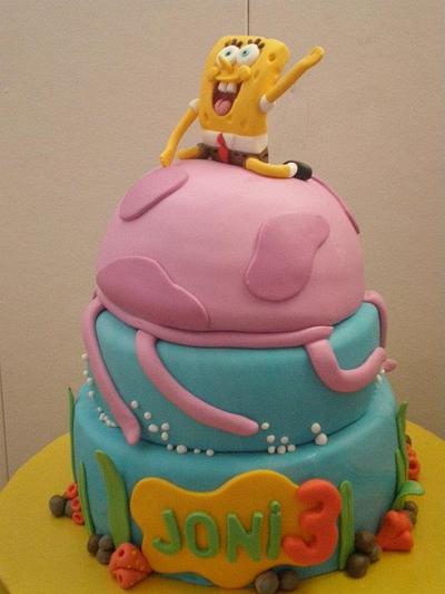 sponge bob  cake - Cake by Elena Garcia Rizo