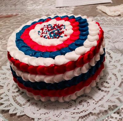4th of July Cake - Cake by Julia 