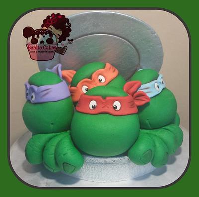 TMNT Cake Topper - Cake by Bonito Cakes "Arte q se puede comer"