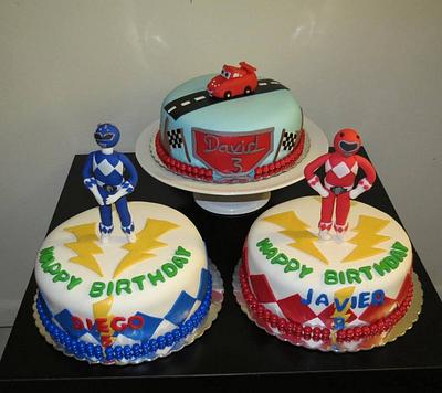 Triple celebration - Cake by Maty Sweet's Designs