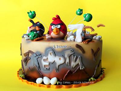 Angry Birds Cake - Cake by marulka_s