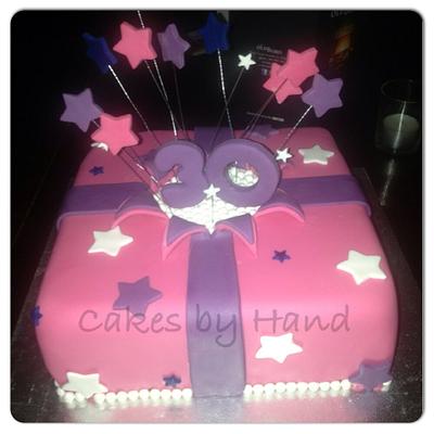 Surprise present  - Cake by Michelle Hand @cakesbyhand