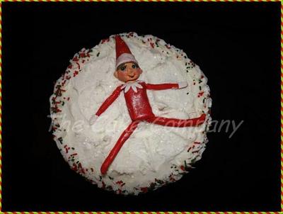 elf on a shelf - Cake by Lori Arpey