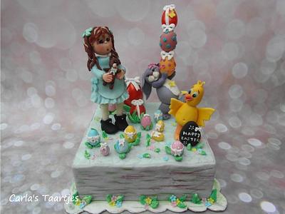 Fondant Cake Topper Sweet Easter Collaboration  - Cake by Carla 