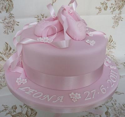 Ballet Shoes Cake - Cake by Deborah