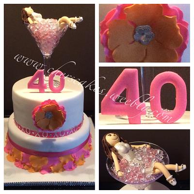 40th Birthday cake - Cake by none