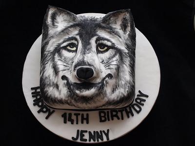 Werewolf painted cake - Cake by Maxine Quinnell