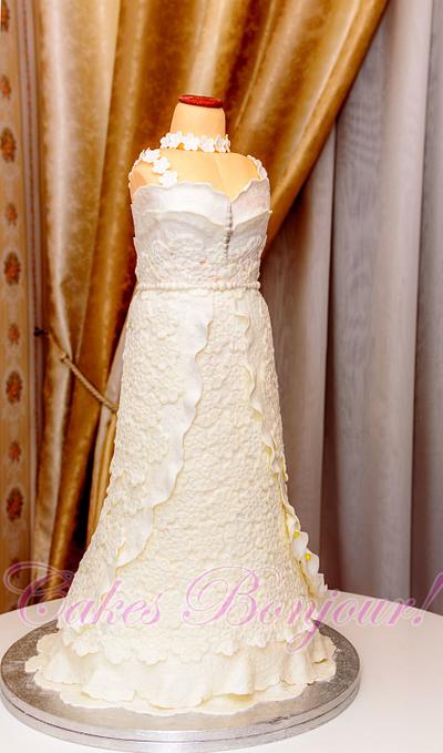 Wedding dress cake! - Cake by Dan