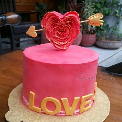 Love Struck - Cake by Sugar Tales