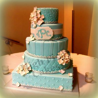Soft Blue Romance - Cake by Sarah Myers