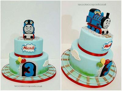Train Thomas - Cake by leccalecca