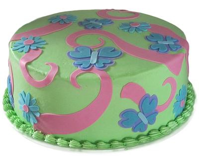 Butterfly Swirl Cake - Cake by Pazzles