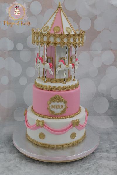 Carousel cake  - Cake by Magicaltreats
