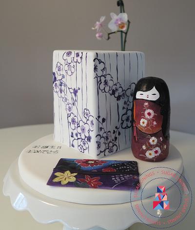 Japan inspired Birthday Cake - Cake by Sugar Linings