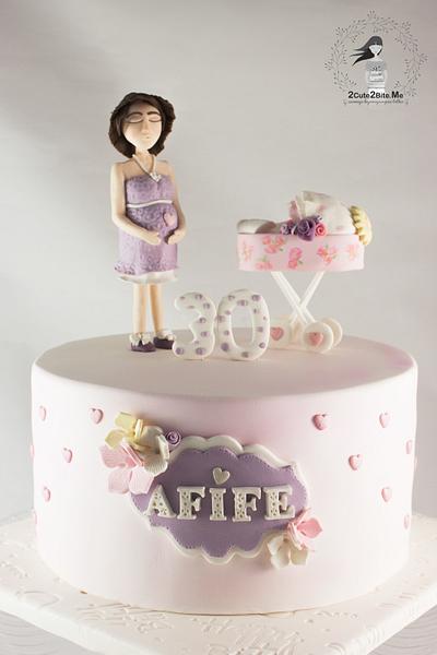 Birthday Cake for the Mom-to-be - Cake by 2cute2biteMe(Ozge Bozkurt)