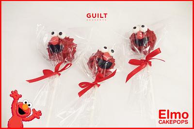 Elmo Cake Pops! - Cake by Guilt Desserts