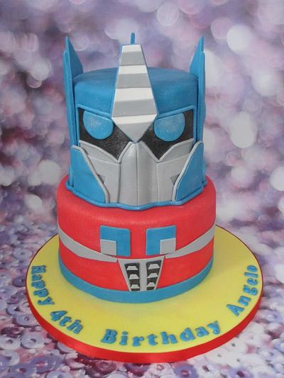 Transformer cake. - Cake by Karen's Cakes And Bakes.