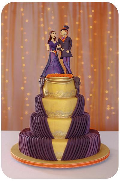 Mr Willy Wonka and his Bride - Cake by chefsam