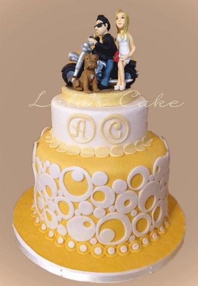 weddining by Lela's Cake - Cake by Daniela Morganti (Lela's Cake)