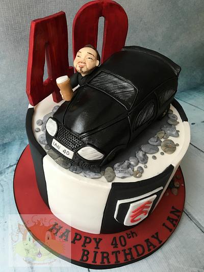 Honda car cake - Cake by Elaine - Ginger Cat Cakery 