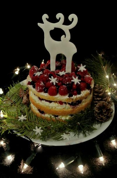 Reindeer naked cake - Cake by Iva